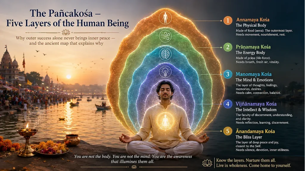 The Pañcakośa — Five Layers of the Human Being