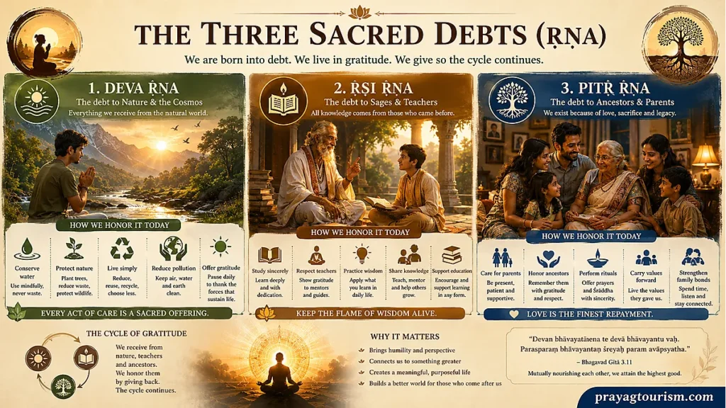 three Sacred Debts in Hinduism