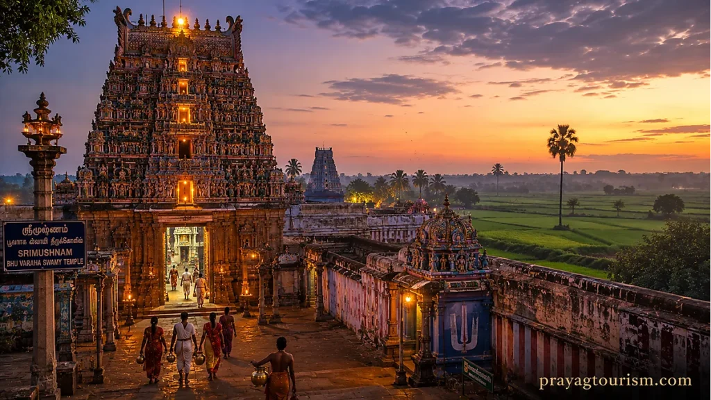 Sri Bhu Varaha Swamy Temple at Srimushnam dedicated to the Varaha Avatar of Vishnu