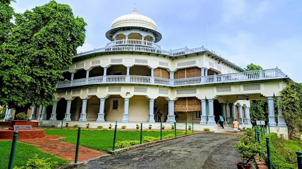 Historic Anand Bhavan museum in Prayagraj, former residence of the Nehru family