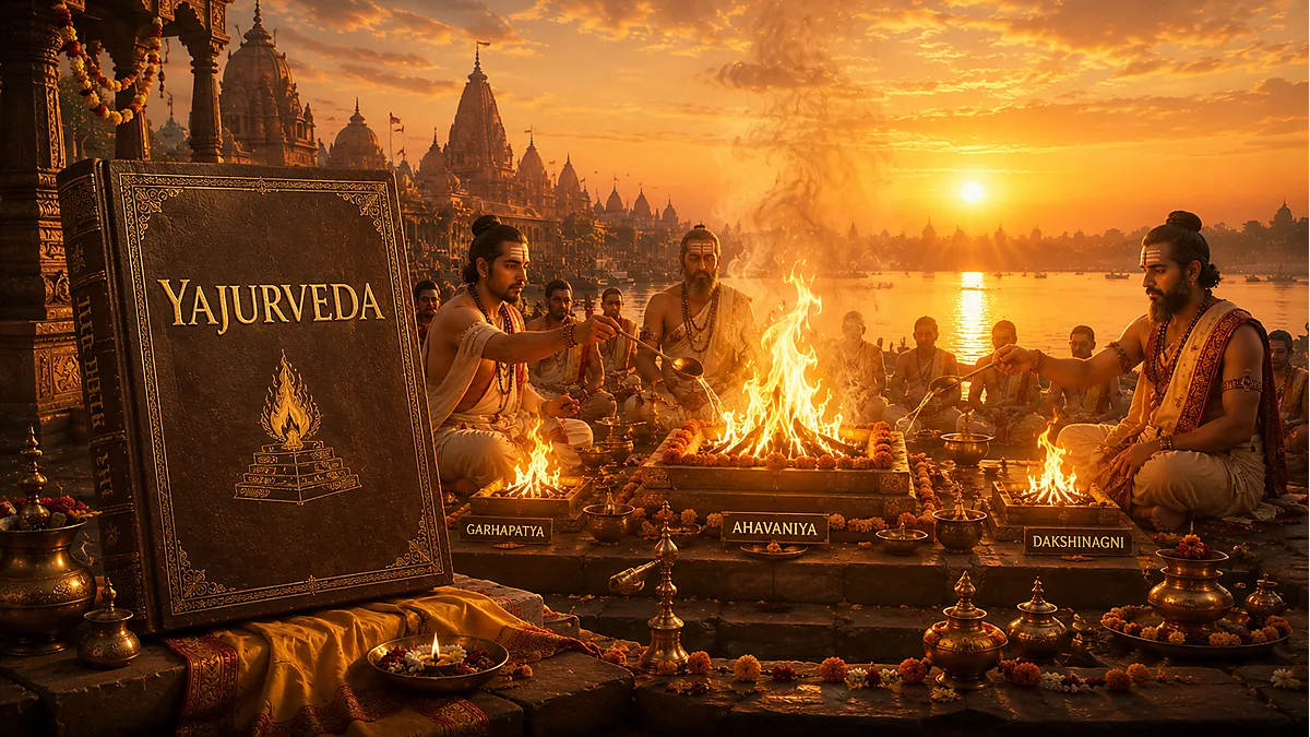 Yajurveda The Ancient Veda of Sacred Action, Yajna and Cosmic Harmony