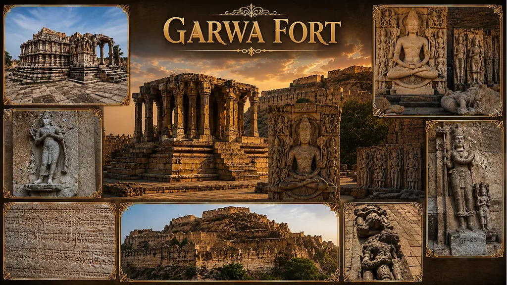Garhwa Fort Prayagraj featuring Gupta-era temple ruins and ancient stone architecture