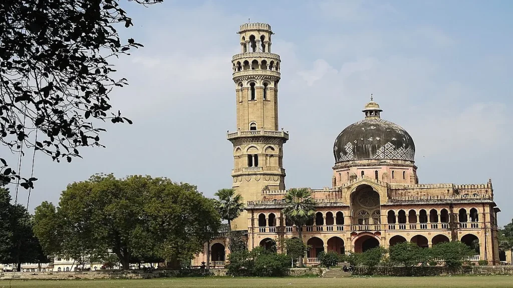 Historic Muir Central College building of Allahabad University in Prayagraj
