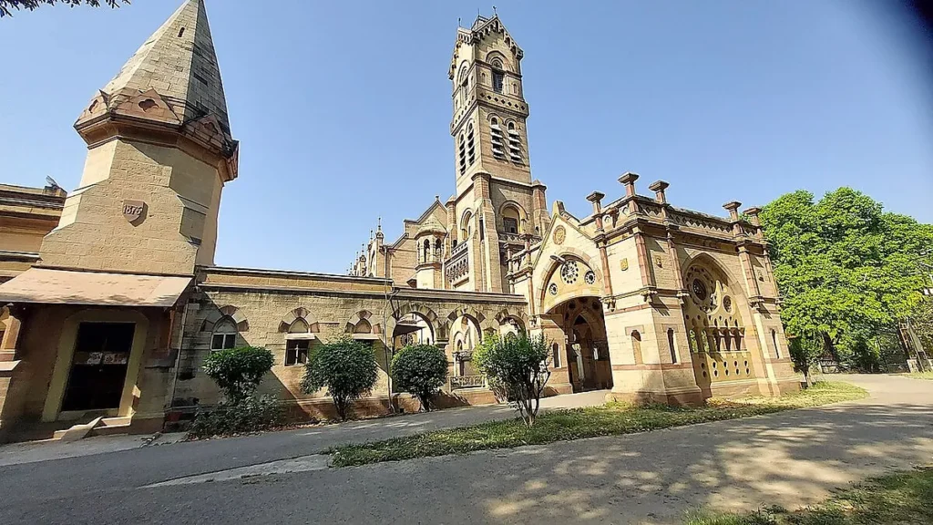 Scottish Baronial style Thornhill Mayne Memorial building in Chandrashekhar Azad Park Prayagraj
